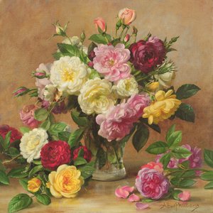 Rosas victorianas antiguas, 1995 de Albert Williams